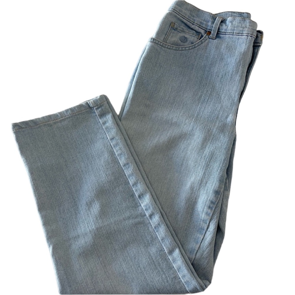 Gloria Vanderbilt Jeans Amanda Straight Leg Light Blue Women’s Size 10